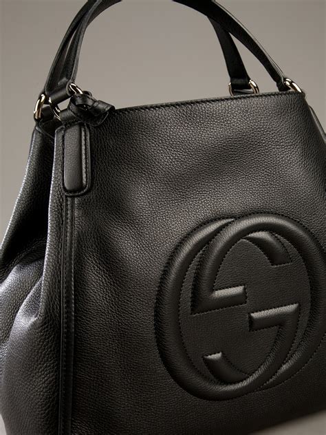 black Gucci soho tote